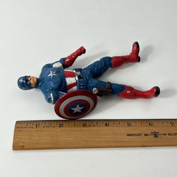 Captain America Bucky Barnes 6" Figure Hasbro Marvel Universe 2011 Spinning - Picture 6 of 6